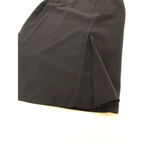 Ben Marc Women Black 2 Pc Skirt Jacket 16 Long Sleeve Formal Preppy Office Siren