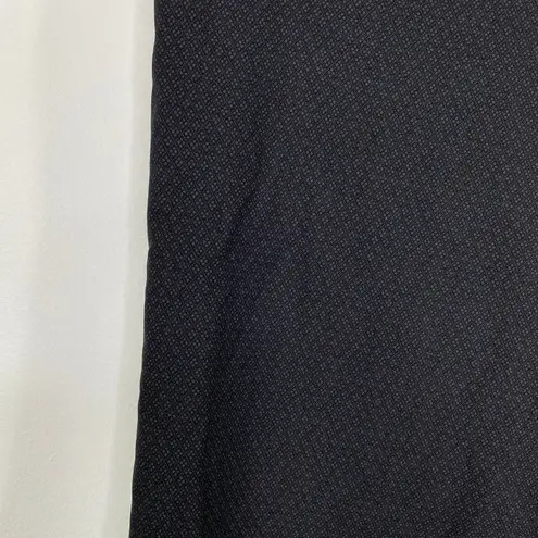 Mario Serrani Italy Black Subtle Print Cropped Trouser Pants Women's Size 12