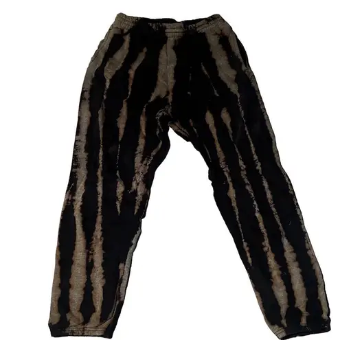 Fruit of the Loom  Tie-Dye Stripe Sweatpants Multicolor Unisex Size M