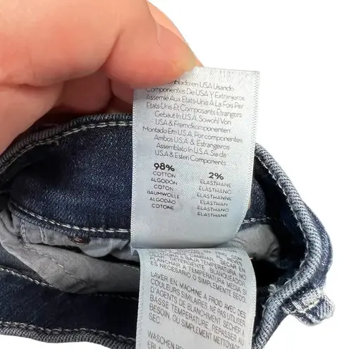 MOTHER Denim The Fly Cut Stunner Fray Jeans in Moon Dark Wash Size 25 Blue