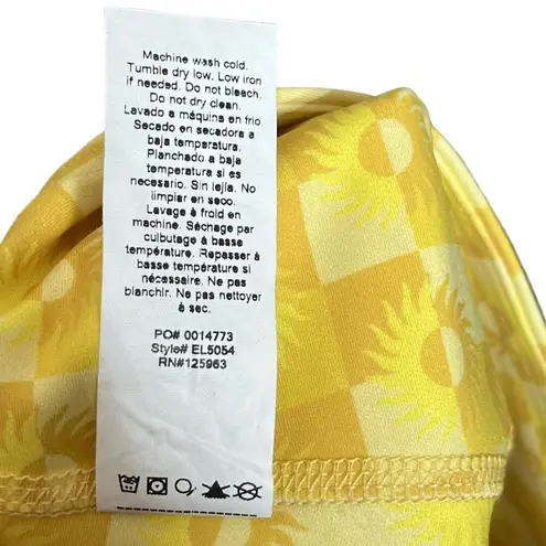 Beyond Yoga Biker Shorts Women's Small Yellow Sun Prism Endurance High Waisted