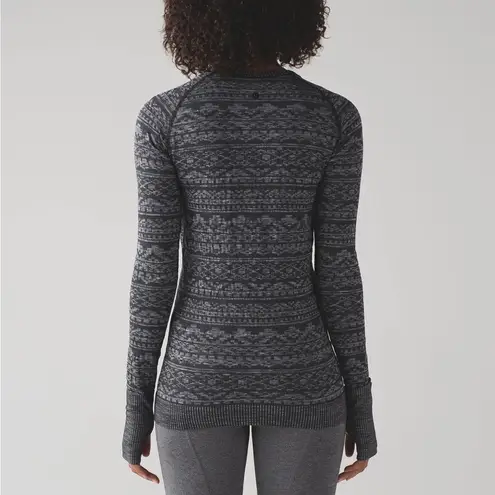 Lululemon  Rest Less Tight Knit Pullover in Heathered Black Women’s Size 6