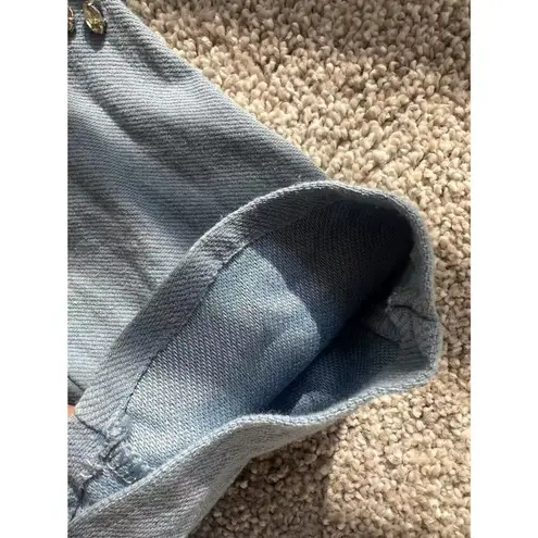 Calzedonia Denim Leggings with some studs. Stretch, stylish, Rhinestones Size S