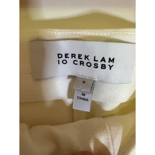 Derek Lam 10 Crosby Kelis Straight Leg Sailor Pants Size 6 White