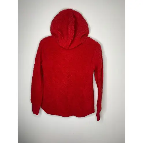 Chance or Fate Women Size S Sweatshirt Fleece Pug Reindeer Red Christmas Sequin