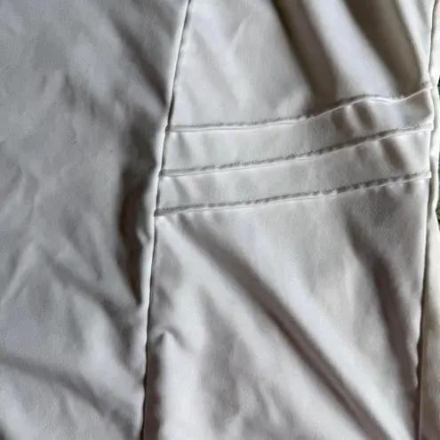 Chico's Zenergy Golf Polo Shirt Women's Size 3 (XL/16) White UPF Stretch