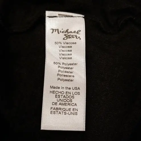 Michael Stars 💕💕 Long Sleeve Surplice Top Black Top One Size