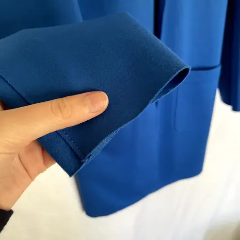 Carolina Belle Montreal royal blue heavy overcoat pockets women's size medium