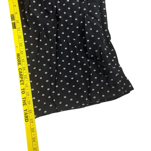 Jonathan Martin Jumpsuit Polka Dot Button Front Sleeveless Black Size M* - Image 9