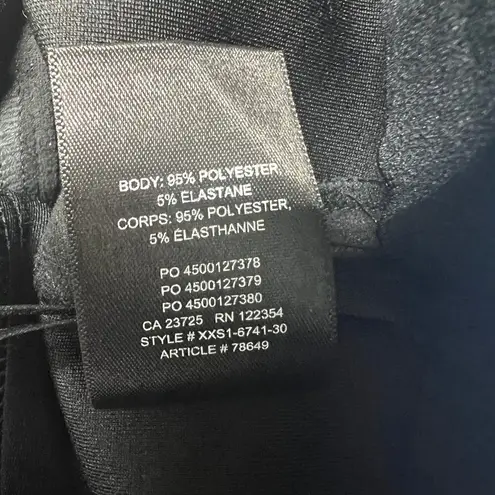 Babaton Aritzia Women's High Rise Faux Suede Black Pants Size 6 Stretch Neutral