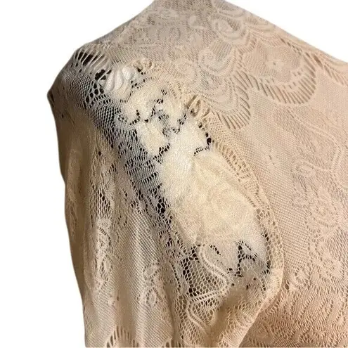 Urban Outfitters Pins and Needles Cream Lace Bodycon Dress S Bridal Mini