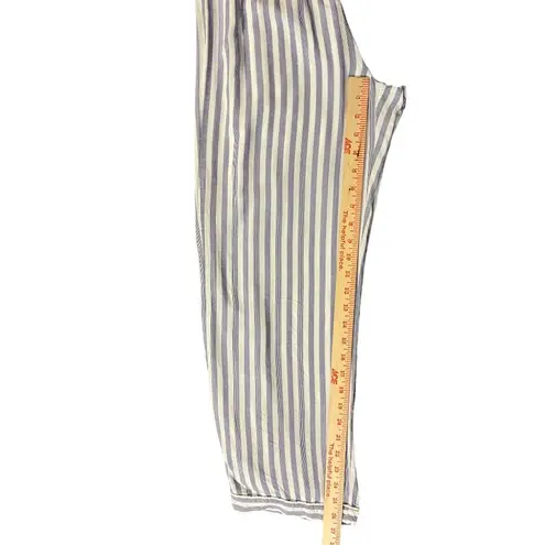 Rails Sleep Lounge Pants Womens Small Petite Blue Striped Rayon Pajama Bottoms