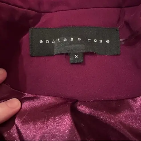 Endless Rose RTR Purple Pink Single Breasted Long Sleeve Blazer Sz S