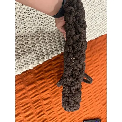 Vintage Golden Girls Crochet handbag Brown