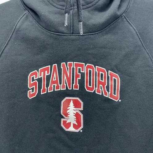 Champion  Stanford university college black hoodie  football unisex size L