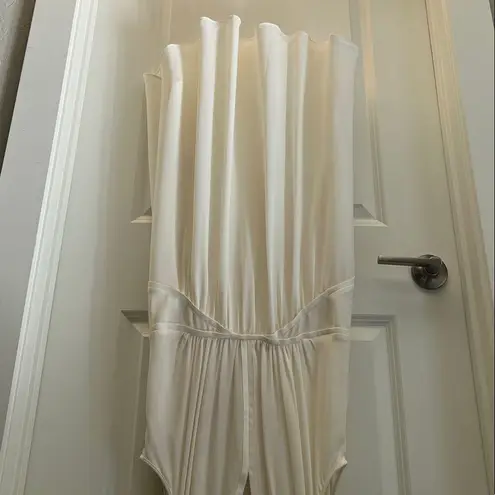 Banana Republic  Elegant Ivory Midi Dress - Image 5