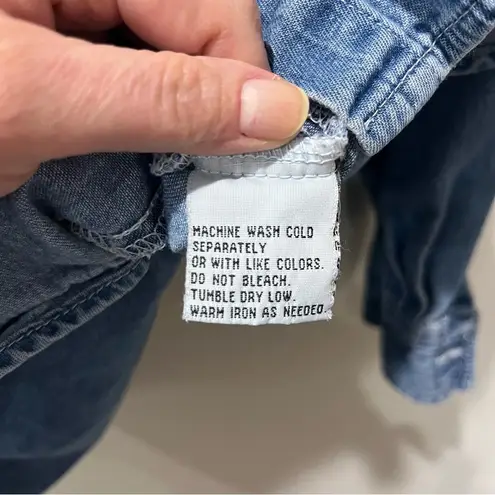 Bobbie & Brooks Vintage Bobbie Brooks Shirt Womens Large Denim Cardinal Embroidered Size Large