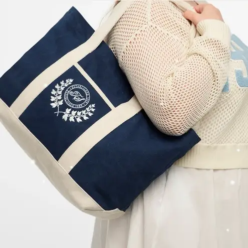 Taylor Swift TS Crest Washed Navy Beach Bag