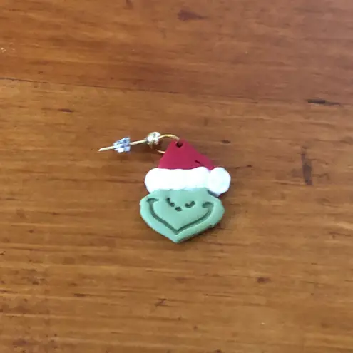 Christmas Earrings Lot Grinch Santa Face & Snowman Studs Holiday Jewelry Set
