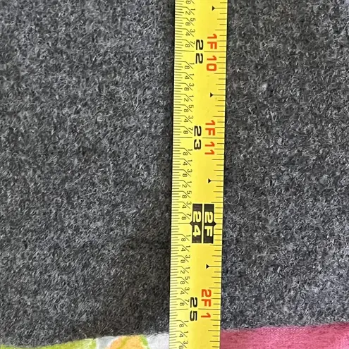 J. McLaughlin Women's Gray Merino Wool Snap Button Short Jacket Pockets Medium