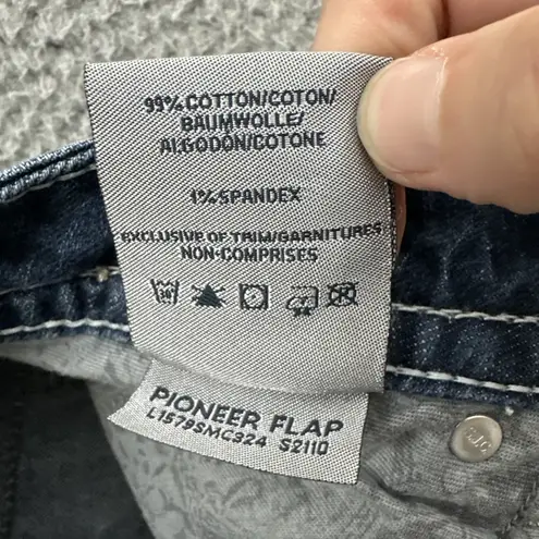 Silver Jeans Y2K Pioneer Flap Low Rise Western Rodeo Festival Women's 28 x 30.5