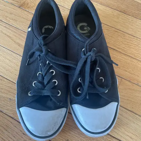 G by Guess Oona Fashion Sneakers Studded Black Size 8.5