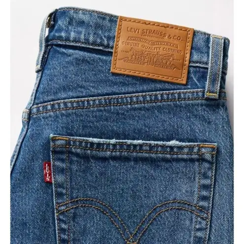 Levi's  Premium RIBCAGE STRAIGHT ANKLE WOMEN'S JEANS 26x27 Jazz Pop Medium Wash