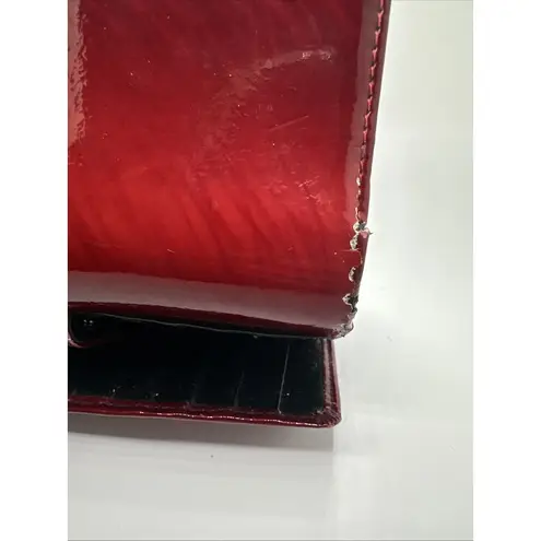 Bobby Schandra Of Dallas Red Patent Leather Signed By Bobby. See Pictures