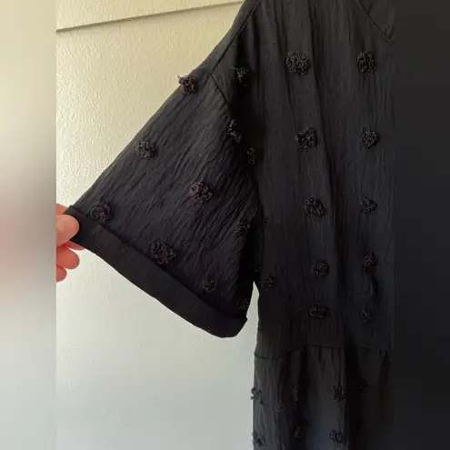 Yekaty NWT Women’s Swimsuit Coverup Dots Suit Swimwear Beach Dress Size Small Black