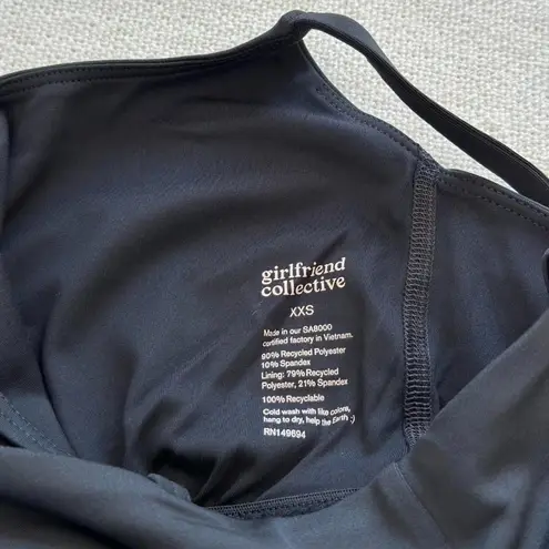 Girlfriend Collective Float Juliet Strappy Dress in Black, Size XXS