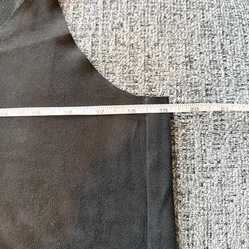 Mod Ref Black Faux Suede Midi Dress