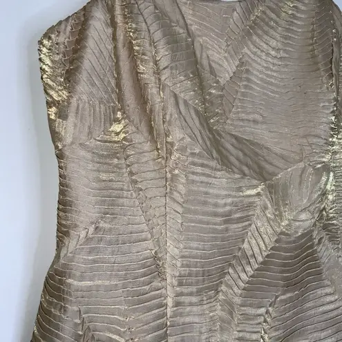 Alex Evenings  Shimmering Gold 2Pc Formal Jacket & Gown Special Event Dress 8