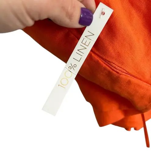 House of Harlow | Chic Orange Bow Crop Top Trendy Size Small NWT