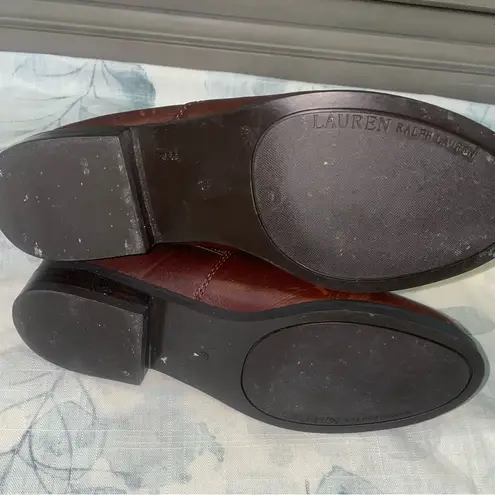 Ralph Lauren Lauren  Kaliyah Leather Ankle Boot 6B