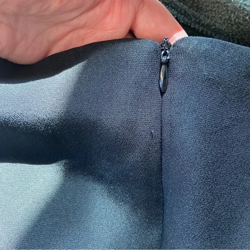 STJ by Marshall Klugman Vintage Mod 60s Black Long Sleeve Pleated Dress