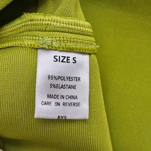 Rajiv Flower Bandage Skirt Set Green 3D Floral Size Small Stunning