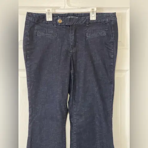 Lane Bryant  Women's Flare Genius Fit Jeans Dark Wash Size 14