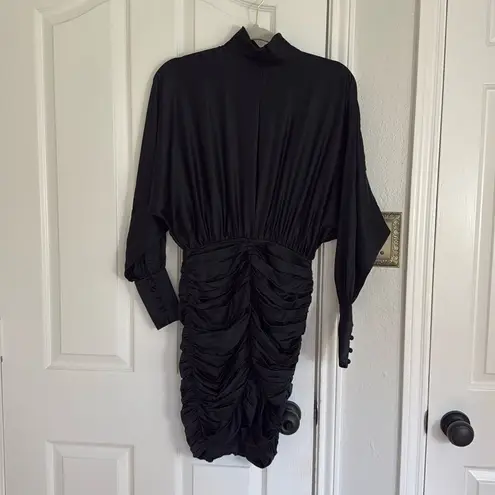 Retrofete silk stretch Barbara mini dress Black Size XS