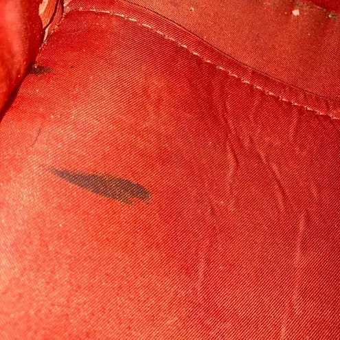 Big Buddha Orange Tote 13X6X13 Bucket Style Woven Tassels