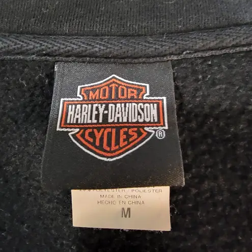 Harley Davidson Vintage Full Zip Sweatshirt Jacket Size Medium
