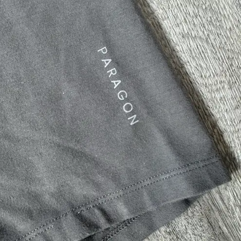Paragon Fitwear Bike Shorts Size L Gray Organic Cotton Bamboo Workout Gym Sculpt