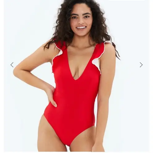 Summersalt The Ruffle Backflip One Piece Swimsuit Sz 12