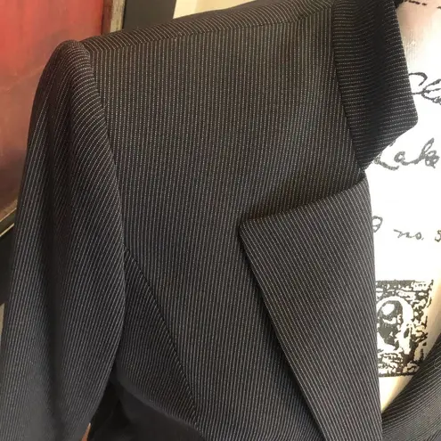 Tahari ASL Suit Jacket Blazer Black Size 10P petite peplum Workwear formal