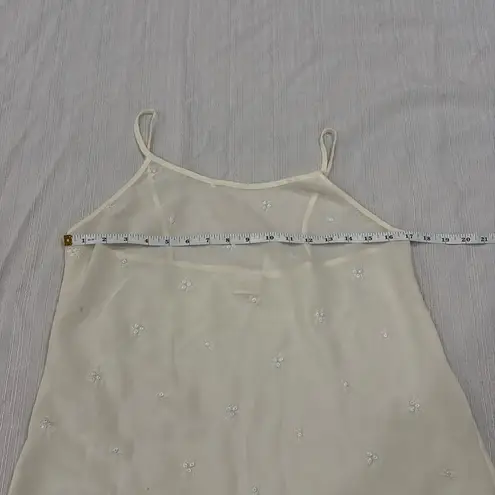 Vintage Gilligan & O’Malley Embroidered Sheer Slip Pink