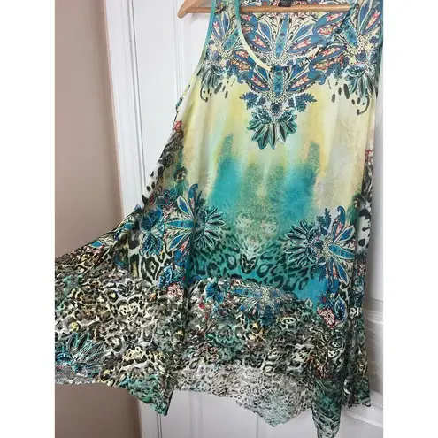 Mushka Sienna Rose Anthropologie Women's Multicolored Blouse Tank Top Size PS