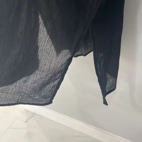 Studio West By the Beach Boho Beach Embroidered Swim Cover Up Dress Sz M