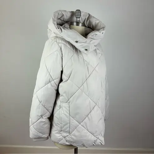 NWT Saint & Sinner Overstuffed Puffer Jacket White Size L