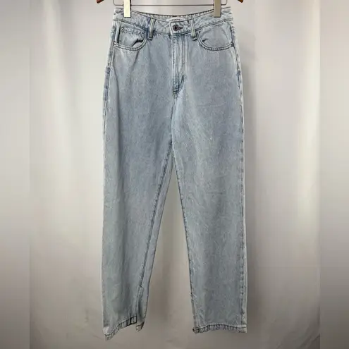 We Wore What Slit Hem Jean in Blue Light Wash Size 27