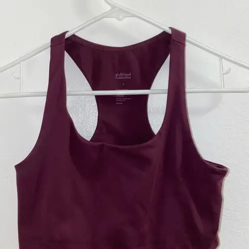 Girlfriend Collective  • Paloma Racerback Bra in PLUM | size small