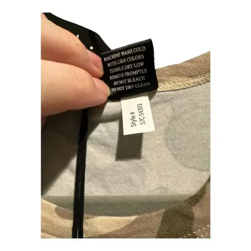 Bobi NWT Los Angeles Tank Top Camo Dress